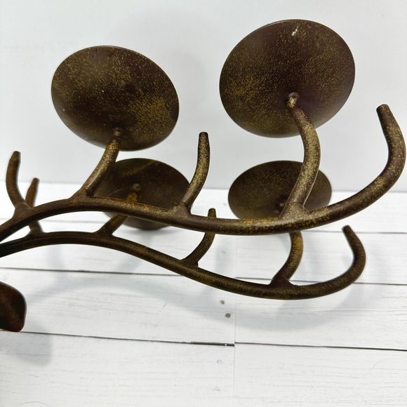 Large Resin Votive Candle Reindeer - Picture 15 of 16